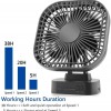 USB Charging Portable Silent Desktop Fan