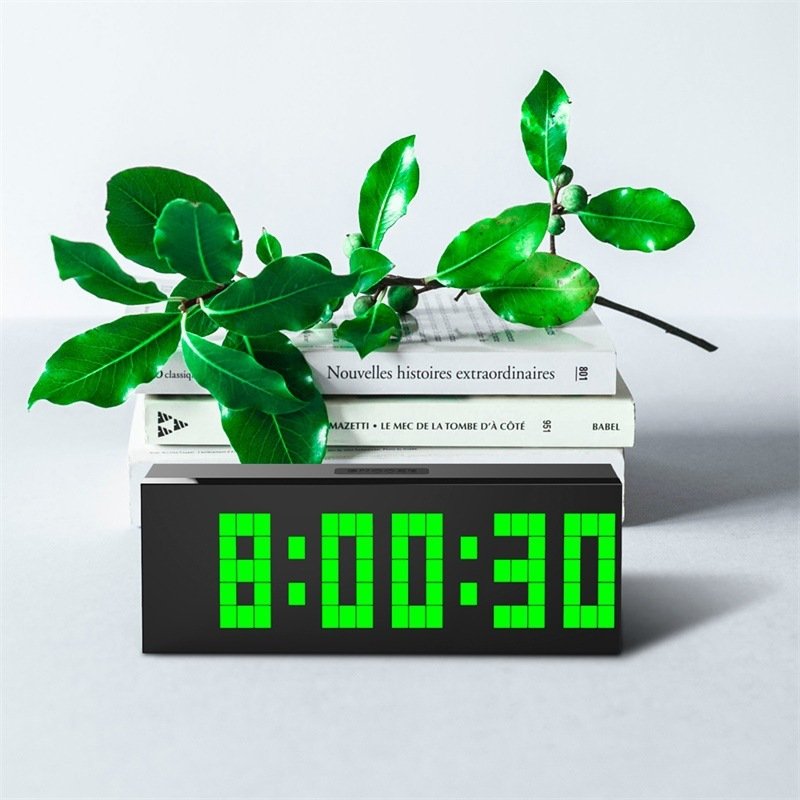 LED fashion digital silent luminous electronic alarm clock
