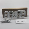 3D LED Wall Digital Clock