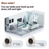 Digital Display Turbine Desktop 3D Suspension Cold Air Desktop Fan