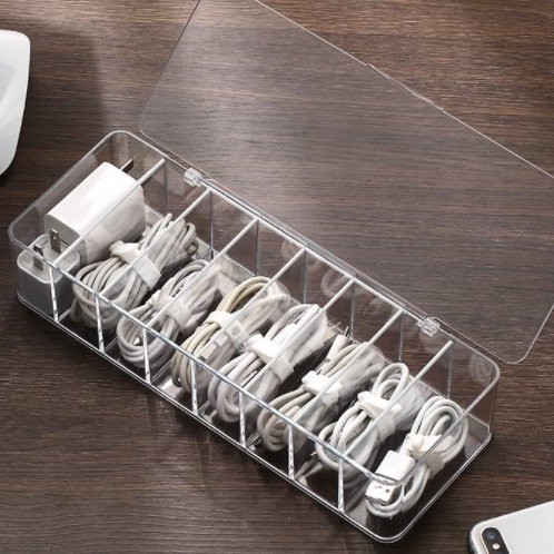 Dust-proof Storage Cable Management Box Hub Organizer Box