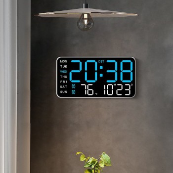 Simple Digital Clock Display Living Room