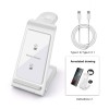 Three-in-one Folding Line Charger 15W Portable Wireless Charger