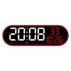 Simple Multifunctional Clock Living Room Wall Clock Home Decoration Digital Electronic Clock