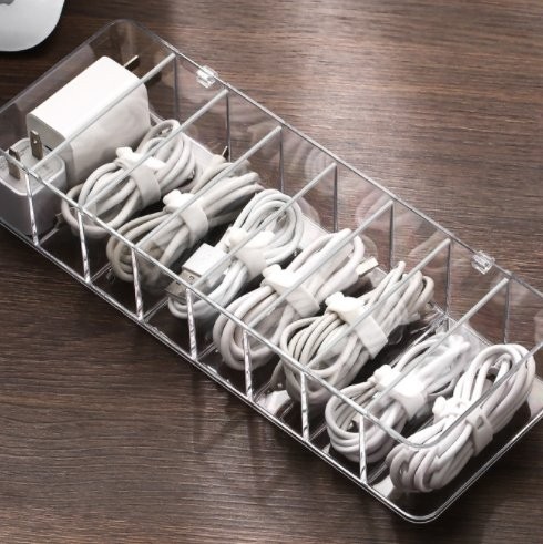 Dust-proof Storage Cable Management Box Hub Organizer Box