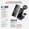 Three-in-one Folding Line Charger 15W Portable Wireless Charger