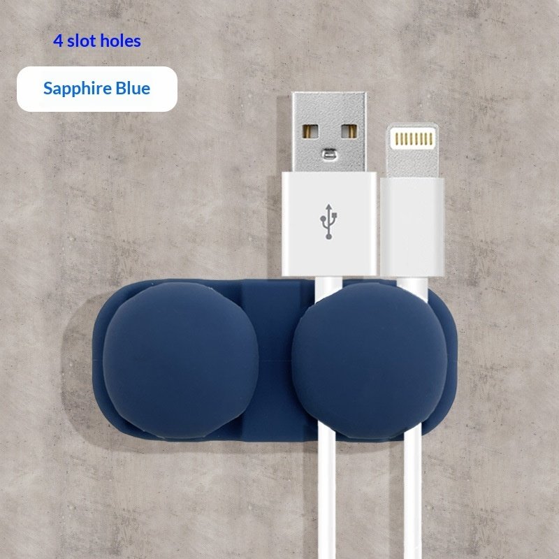 Simple Tangle-Proof Cable Organizer For Data Cables