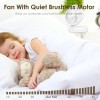 Quiet Table Fan 90 Degree Foldable Desk Fan With 4 Wind Speeds Type-C Rechargeable Wall-Mounted Fan Portable Desktop Fan For Home Bedroom Kitchen Office Outdoor Travel