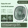 Desktop Night Light Fan Wall Hanging Household Mini Little Fan