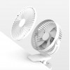 USB Small Fan Large Wind Silent Desktop Pinch Fan Student Dormitory Bed Office Charging Mini Clip Fan Wall Mounted