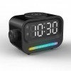 Atmosphere Light Digital Clock Alarm Clock Speaker Three-in-one