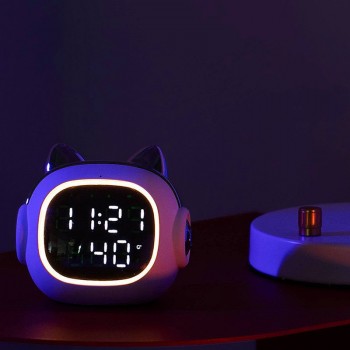 Household Minimalist Mini Cartoon LED Digital Clock