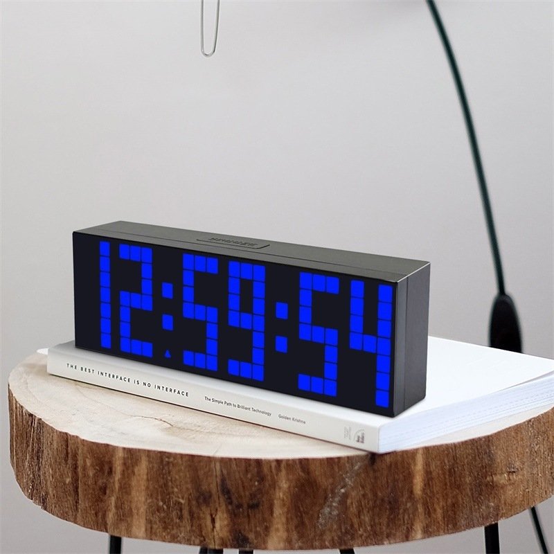 LED fashion digital silent luminous electronic alarm clock