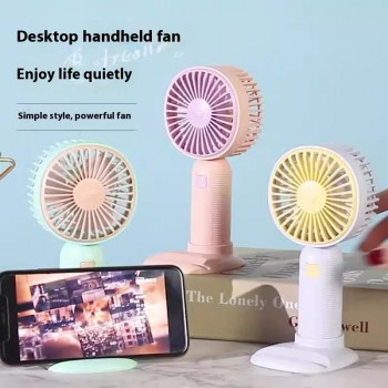 Stand Handheld Fan Usb Charging Mini Little Fan Desktop Small Fan
