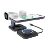 Three-in-one Wireless Charger Electrical Magnetic Wireless Charger Folding With Flexible Wire