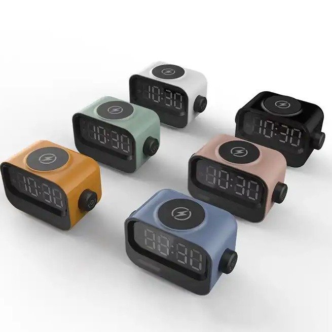 Atmosphere Light Digital Clock Alarm Clock Speaker Three-in-one