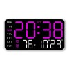 Simple Digital Clock Display Living Room