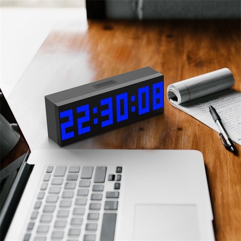 LED fashion digital silent luminous electronic alarm clock