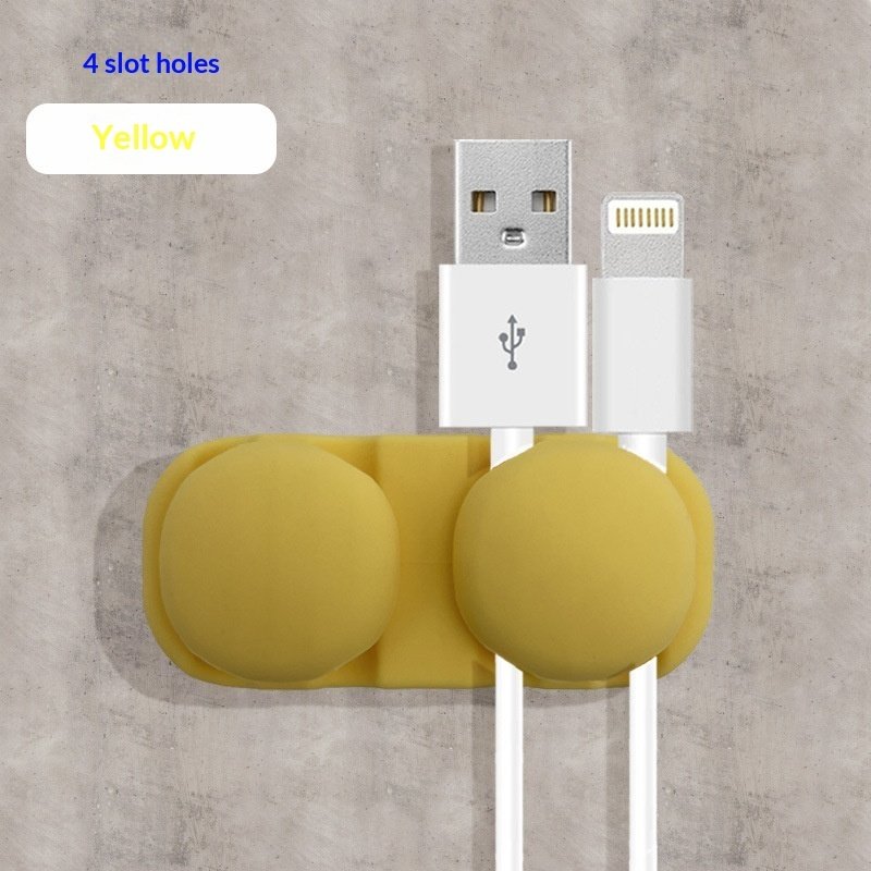 Simple Tangle-Proof Cable Organizer For Data Cables