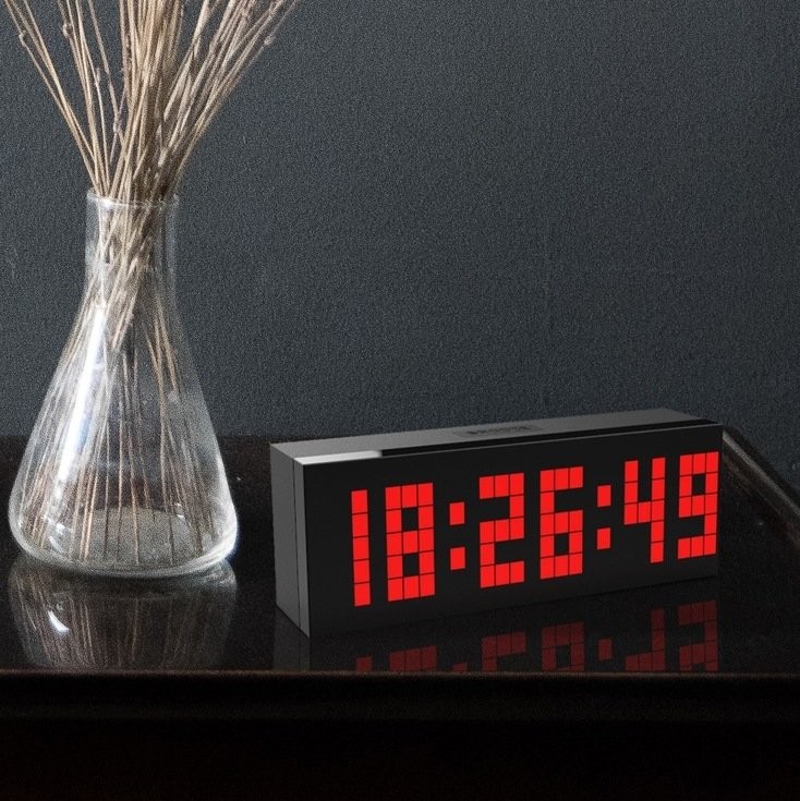 LED fashion digital silent luminous electronic alarm clock