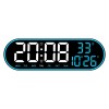 Simple Multifunctional Clock Living Room Wall Clock Home Decoration Digital Electronic Clock