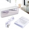 Digital Alarm Clock Night Light Thermometer Mirror