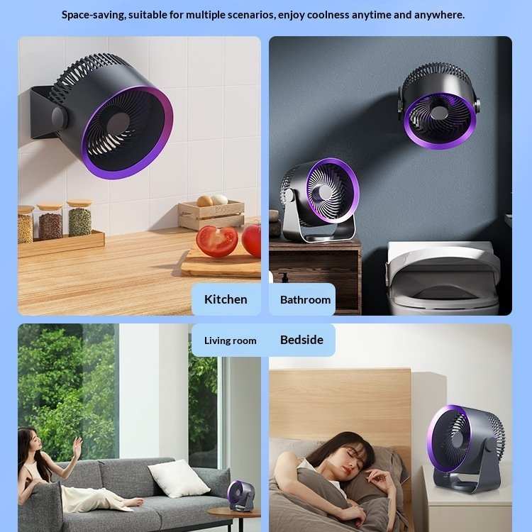 Air Convection Circulating Fan For Desktop, Home And Office Use, Silent