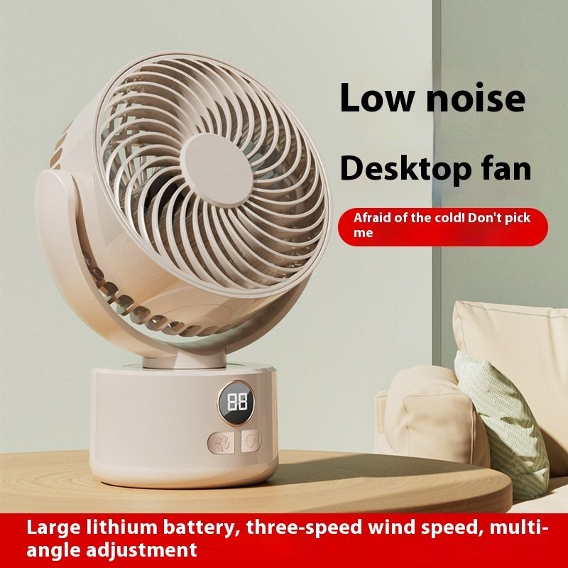 Camping Fan Outdoor Desktop Circulating Strong Wind