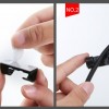 Data Cable Storage Buckle Cable Organizer Wall Sticker