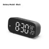 New Multi-functional Electronic Digital Alarm Clock Plug-in Dual-use Voice Control