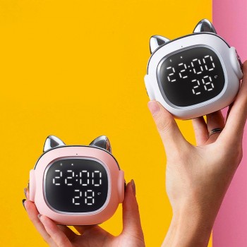 Household Minimalist Mini Cartoon LED Digital Clock
