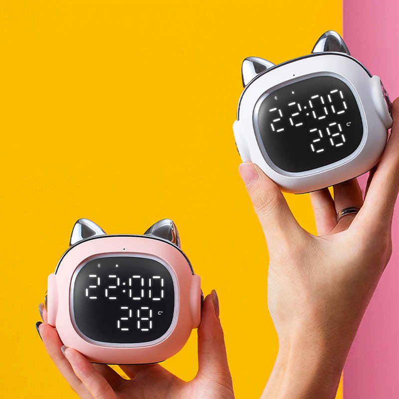 Household Minimalist Mini Cartoon LED Digital Clock