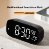 New Multi-functional Electronic Digital Alarm Clock Plug-in Dual-use Voice Control