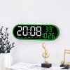 Simple Multifunctional Clock Living Room Wall Clock Home Decoration Digital Electronic Clock