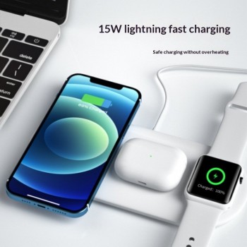 Desktop 3-in-1 Wireless Charger