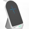 Vertical Three-in-one Wireless Charger 15W Fast Charge Dual-coil Desktop Stand Wireless Charger