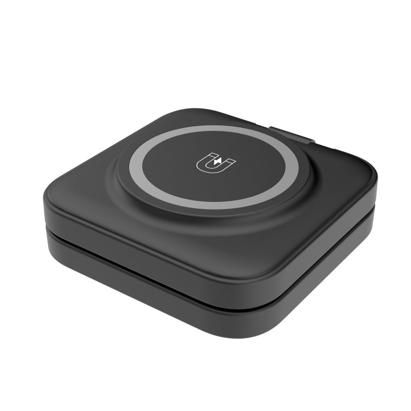 Three-in-one Wireless Charger Electrical Magnetic Wireless Charger Folding With Flexible Wire
