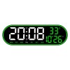 Simple Multifunctional Clock Living Room Wall Clock Home Decoration Digital Electronic Clock