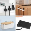 Magnetic Cable Clip Under Desk Cable Management Adjustable Cord Holder Wire Organizer And Cable Management Wire Keeper
