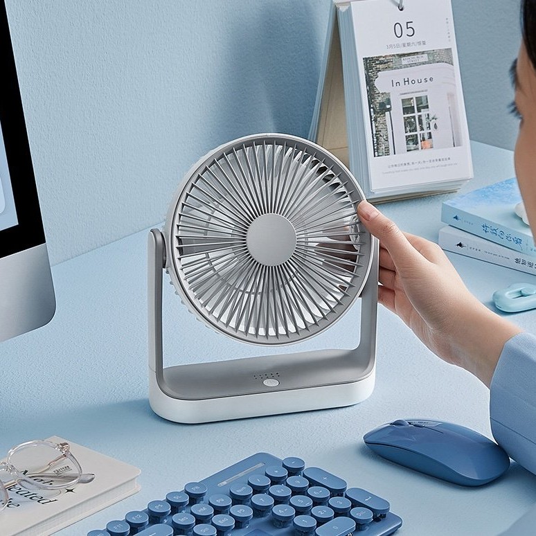 Office Household Desktop Fan USB Rechargeable Mini