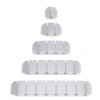 Multi Hole Self Adhesive Cable Clamping Desktop Organizer