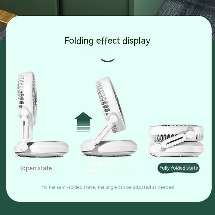 Desktop Desktop Fan Camping Office Telescopic Folding