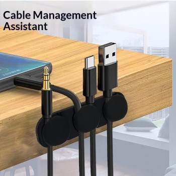 Simple Tangle-Proof Cable Organizer For Data Cables