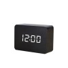 Sleek Mini LED Rectangular Wooden Digital Clock