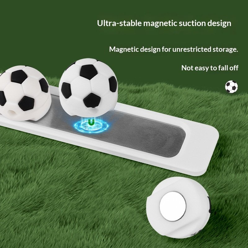 Football-shaped Magnetic Cable Organizer