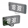 Student Digital Mirror Seat Children Intelligent Electronic Voice Control Desktop Clock Plug-in