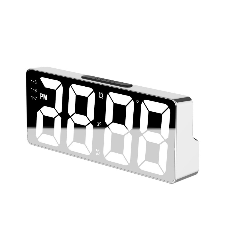 Desktop Large Screen Alarm Clock Luminous Digital Multifunctional Decoration